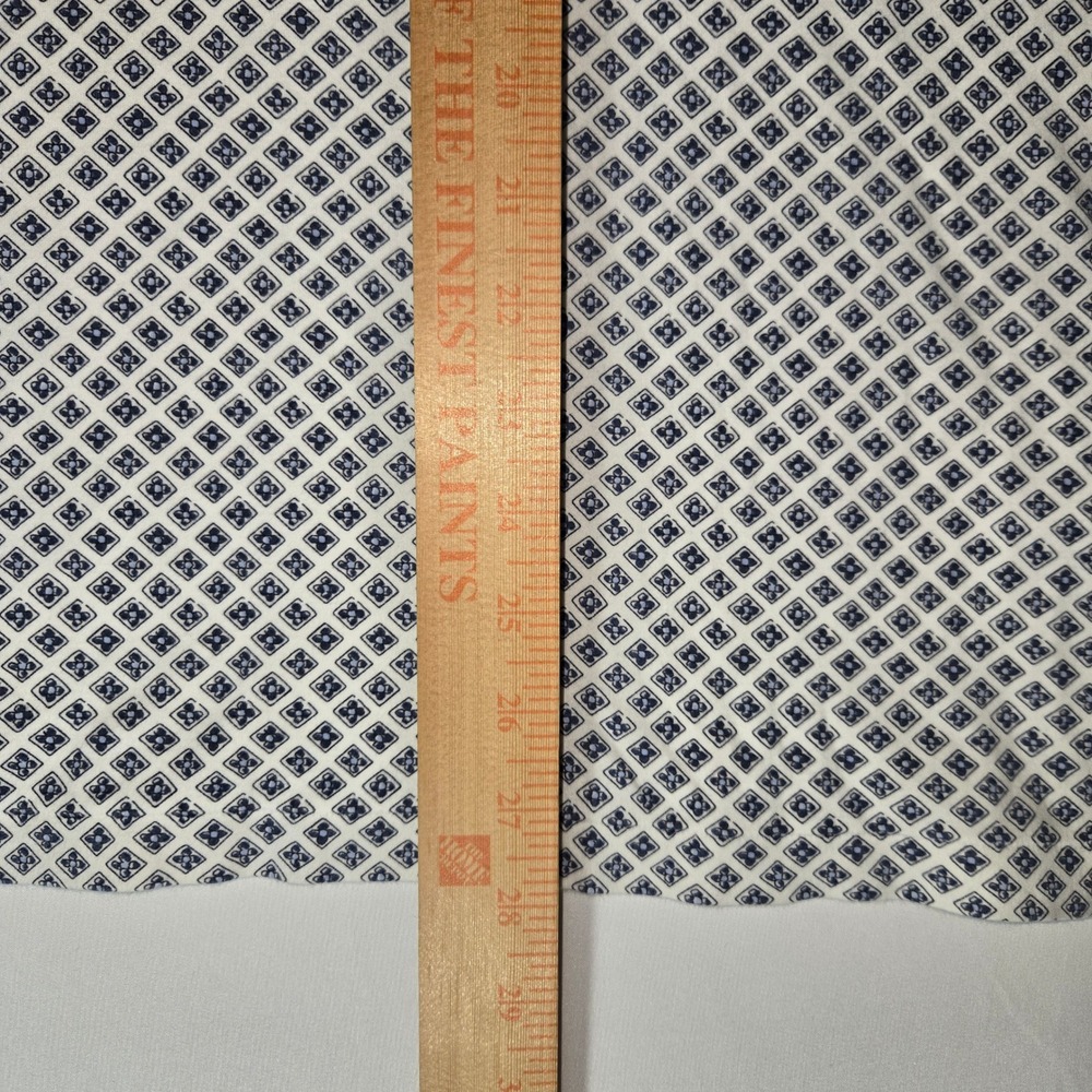 Polo by Ralph Lauren White & Navy Geometric Print Polo Shirt - Picture 6 of 6